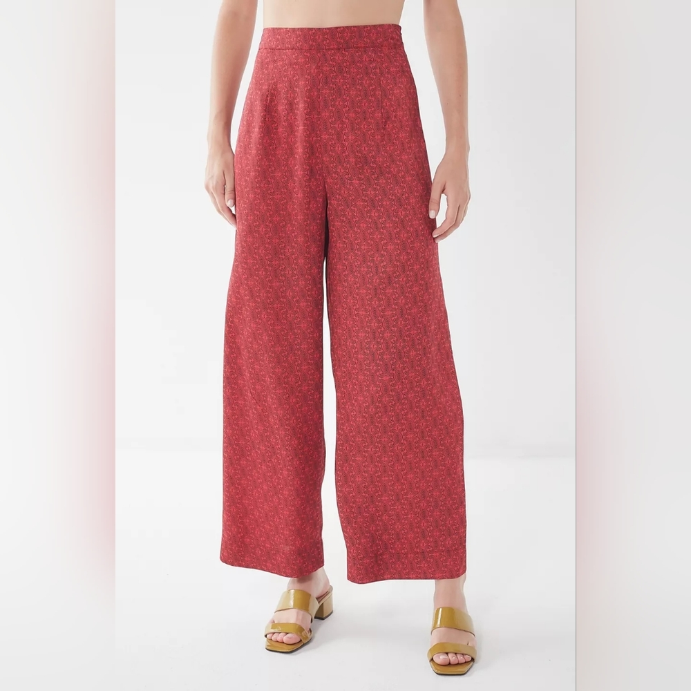 Urban Outfitters Wide Leg Paisley Pants, Size XS